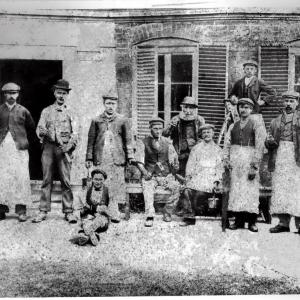 Debenhams builders working on Bretteston Hall