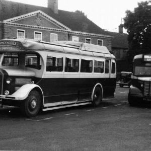 Honeywoods bus at Bury