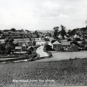 Lower Street from low in woods