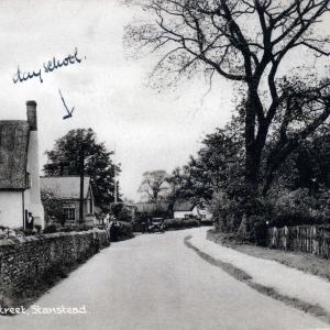 Upper Street East to West School marked