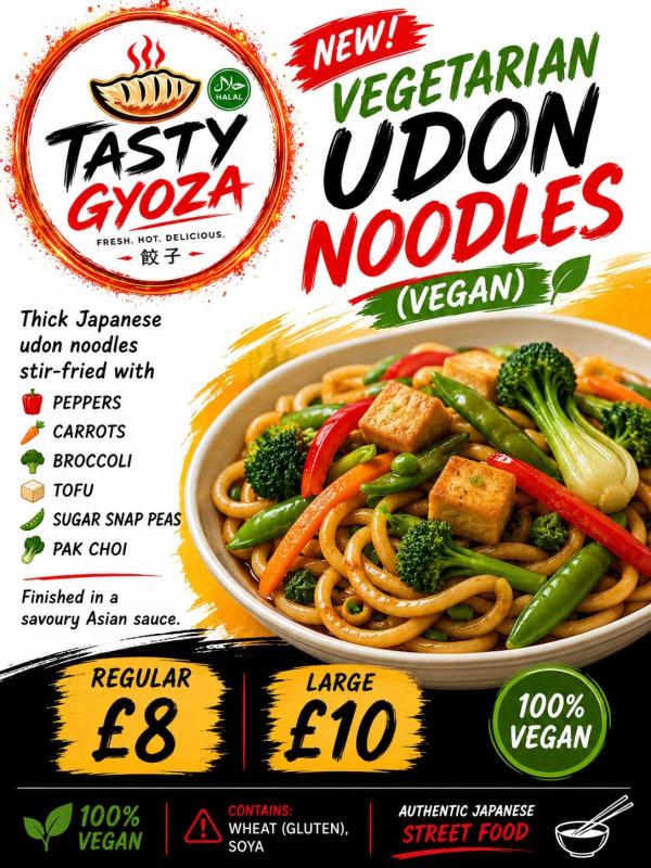 Tasty Gyoza Udon Noodles